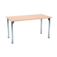 arista rectangular folding meeting table maple