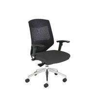 arista medium back mesh task black chair kf74647