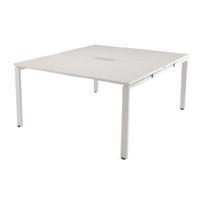 Arista 1200mm 2 Person Bench System White KF838957