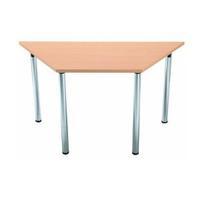 Arista Trapezoidal Meeting Table Maple