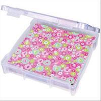 ArtBin Essentials Storage Box-14.125X13.625X3 Translucent 261875