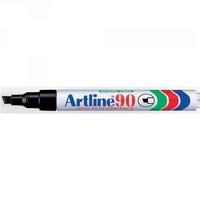 Artline 90 Black Chisel Tip Marker Pack of 12 A901