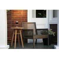 aroma rattan chair teak side table