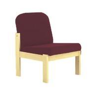 Arista ClaretBeech Veneer Reception Seat KF03324