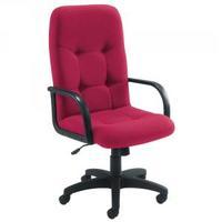 Arista High Back Manager Chair Claret KF03421