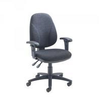 Arista Concept High Back Permanent Contact Operator Charcoal Chair