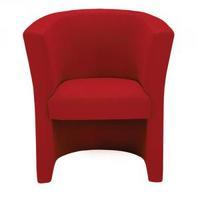 Arista Tub Claret Fabric Chair