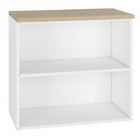 arista desk high bookcase single shelf oak kf74305