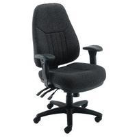 arista lucania high back task black chair kf74020