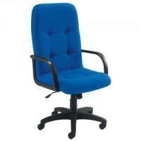 arista high back manager chair royal blue kf50113