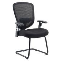 Arista Mesh Visitor Black Chair KF72247