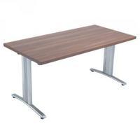 Arista Lightweight Folding Conference Table 1600x800mm Walnut KF73537