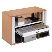 Arista Desk High Side Opening Tambour Beech KF838307