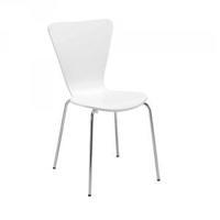 Arista White Bistro Chair KF74194