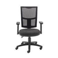 Arista High Back Mesh Task Black Chair KF74196