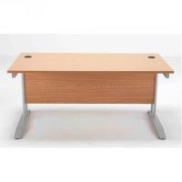 Arista 1200mm Rectangular Desk Oak KF838623