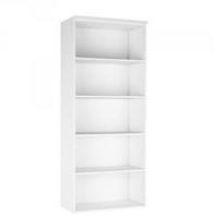 arista 1900mm tall bookcase four shelves white kf74306