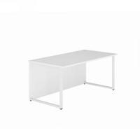 arista rectangular hoop leg desk 1600mm white kf74291