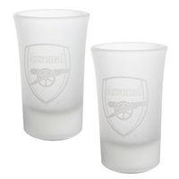 Arsenal 2pk Frosted Shot Glass