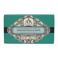 Aromas Artesanales De Antigua Lemongrass &amp; Basil Triple Milled Soap 200g