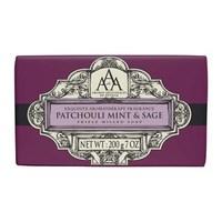 Aromas Artesanales De Antigua Patchouli Mint &amp; Sage Triple Milled Soap 200g