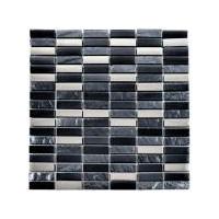 Argent Night Brick Mix Tiles - 302x297x8mm