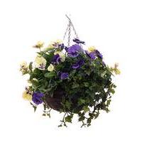 Artificial Plant Pansy Basket