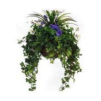 Artificial Plant Pansy Basket