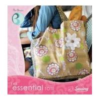 Art Gallery Fabrics Accessories Easy Sewing Pattern & CD Essential Tote Bag