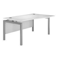 Arc Silver Bench Leg Wave Desk Left Handed