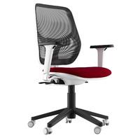 aria fabric task chair burgundy no arms