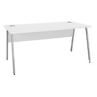 arc silver a frame rectangular desk eco a frame rectangular desk in si ...