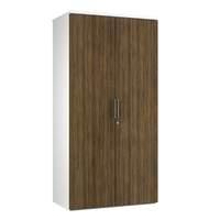 arc high cupboard in dark olive eco double door storage unit with 4 sh ...