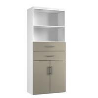 arc door and drawer combination cupboard in stone grey arc combination ...