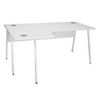 Arc White A Frame Radial Workstation Right Handed