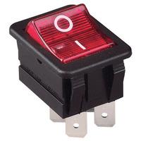 Arcolectric C 1553 VB NAB Rocker Switch Lit Red DPST On-Off 250V A...