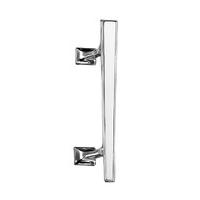 Art Deco Design Polished Chrome Door Pull Handle Right Handed 190mm