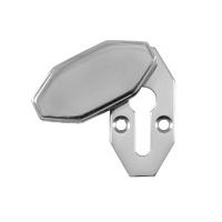 Art Deco Design Polished Chrome Covered Escutcheon 40x20mm