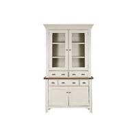 Arles Small 2 Door Sideboard with Glazed Hutch