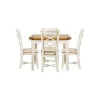 arles flip top dining table and 4 chairs