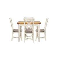 arles flip top dining table and 4 chairs