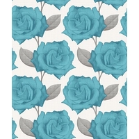 Arthouse Wallpapers Rose Teal / Silver, 417505