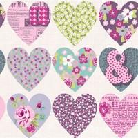 Arthouse Wallpapers Patchwork Heart, 668501