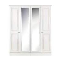 Aragn 4 Door Wardrobe with Centre Mirror