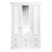 Argon 3 Door 4 Drawer Mirror Wardrobe