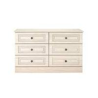 Aragon 6 Drawer Wide Chest
