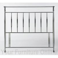 Arden Antique Nickel Headboard - Multiple Sizes (135cm - Double)