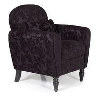 Arden Fabric Armchair Aubergine