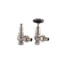 arroll brushed nickel manual radiator valve