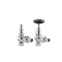 arroll chrome plated manual radiator valve